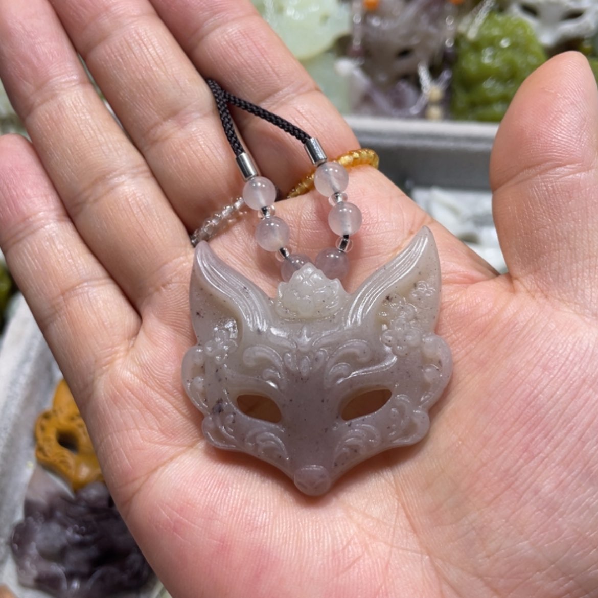 【闪购商品】岫玉颈饰未镶嵌39吊坠