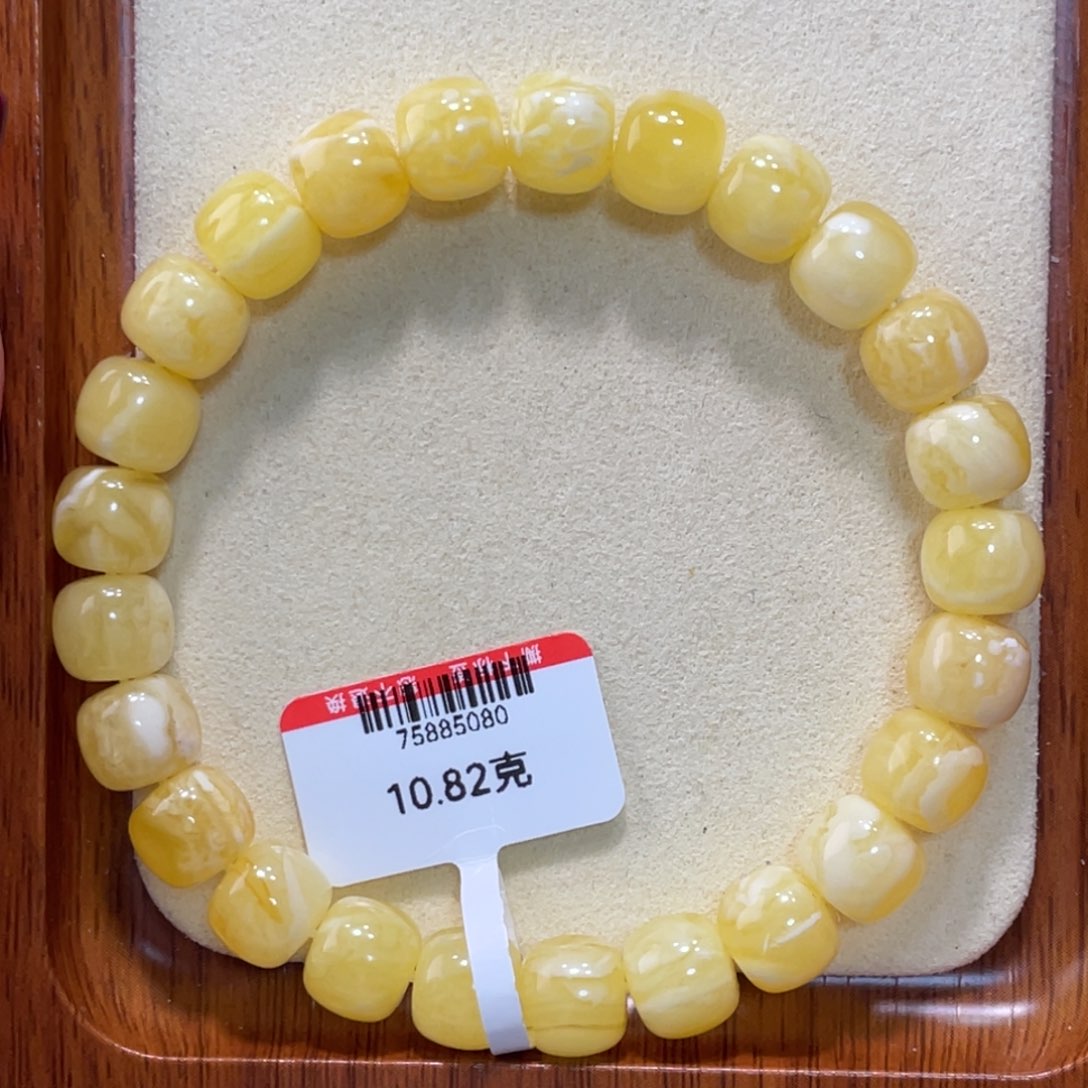 琥珀手链未镶嵌蜜蜡