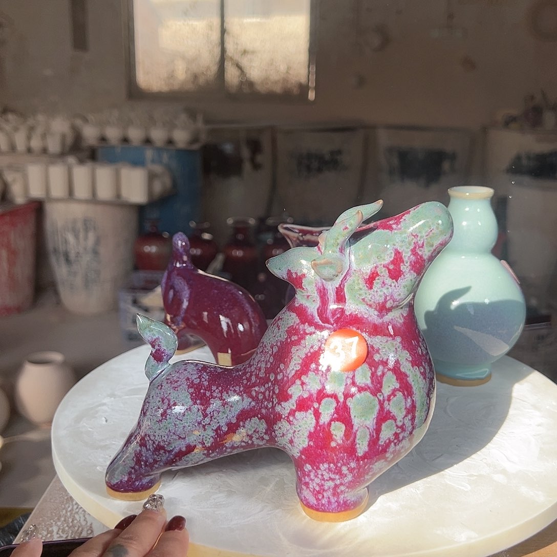 摆件郑家钧窑摆件