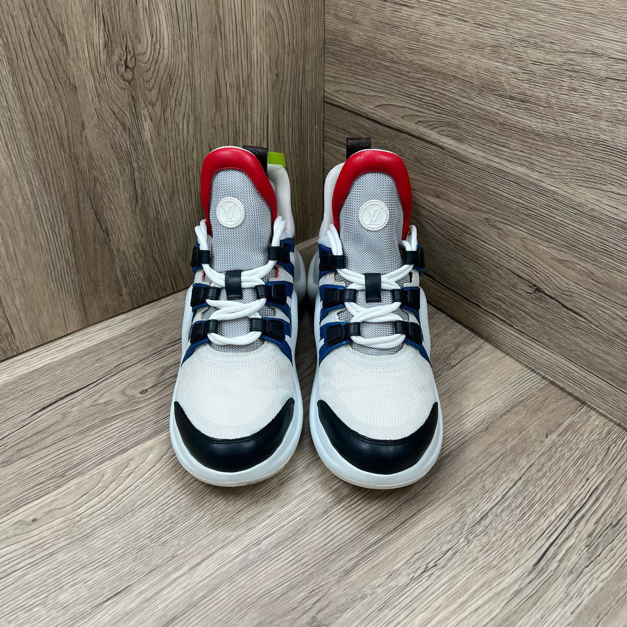 95新 LouisVuitton/路易威登 白蓝拱桥老爹运动鞋 38.5码/95新/无