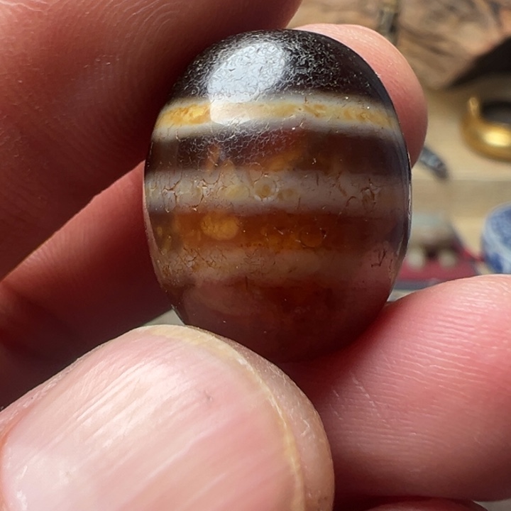 和田玉（糖玉）挂件未镶嵌山*