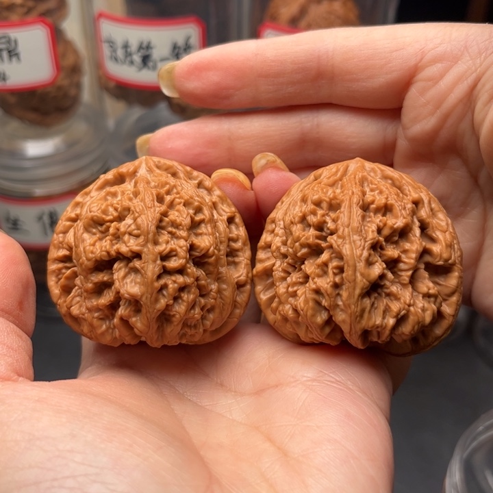 文玩核桃把件大粗筋