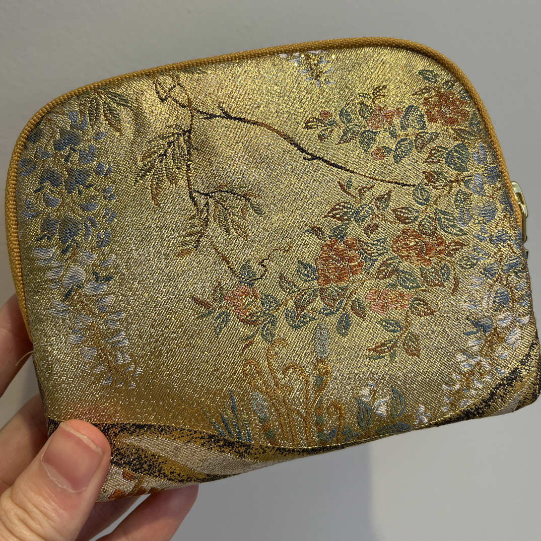 细密织花卉文玩包 西阵织包包新中式收纳包 售出不退不换