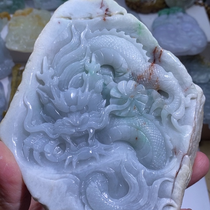 【闪购商品】颈饰未镶嵌翡翠龙牌