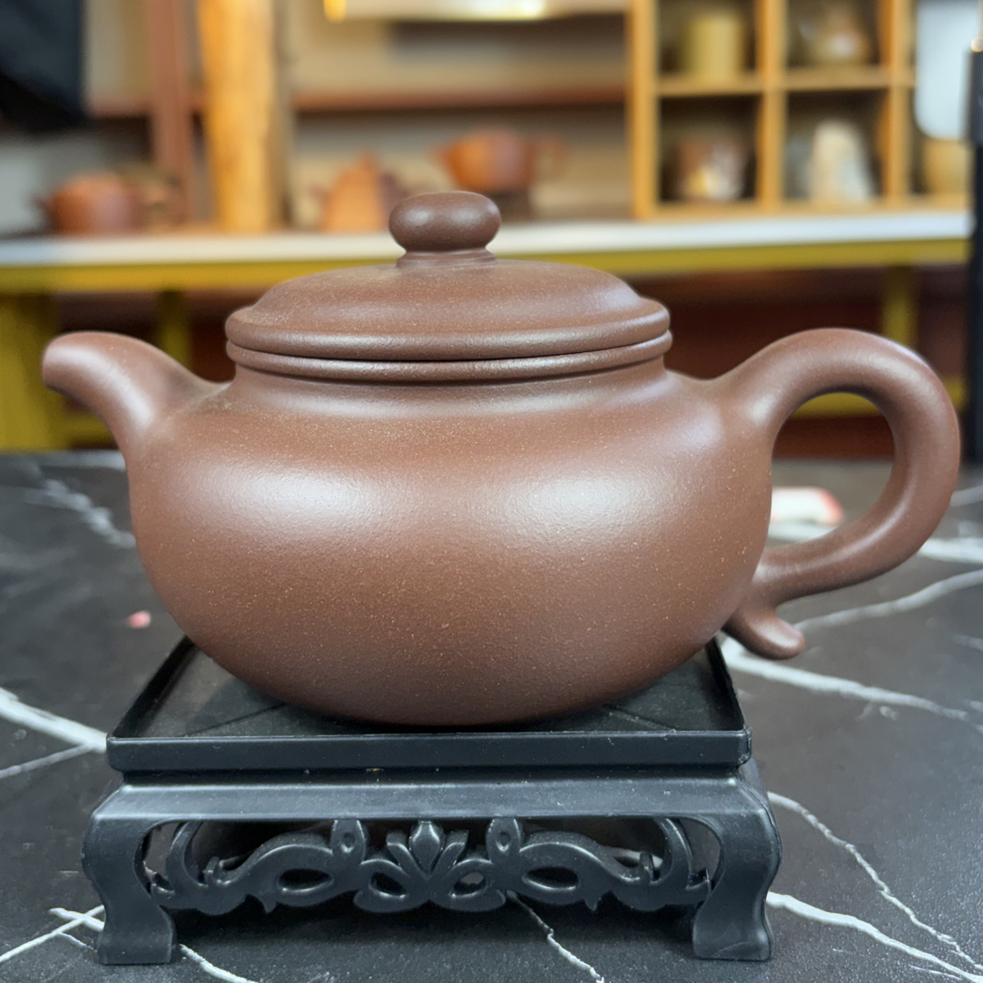 全手工中槽青300cc仿古紫砂壶茶具纯手工