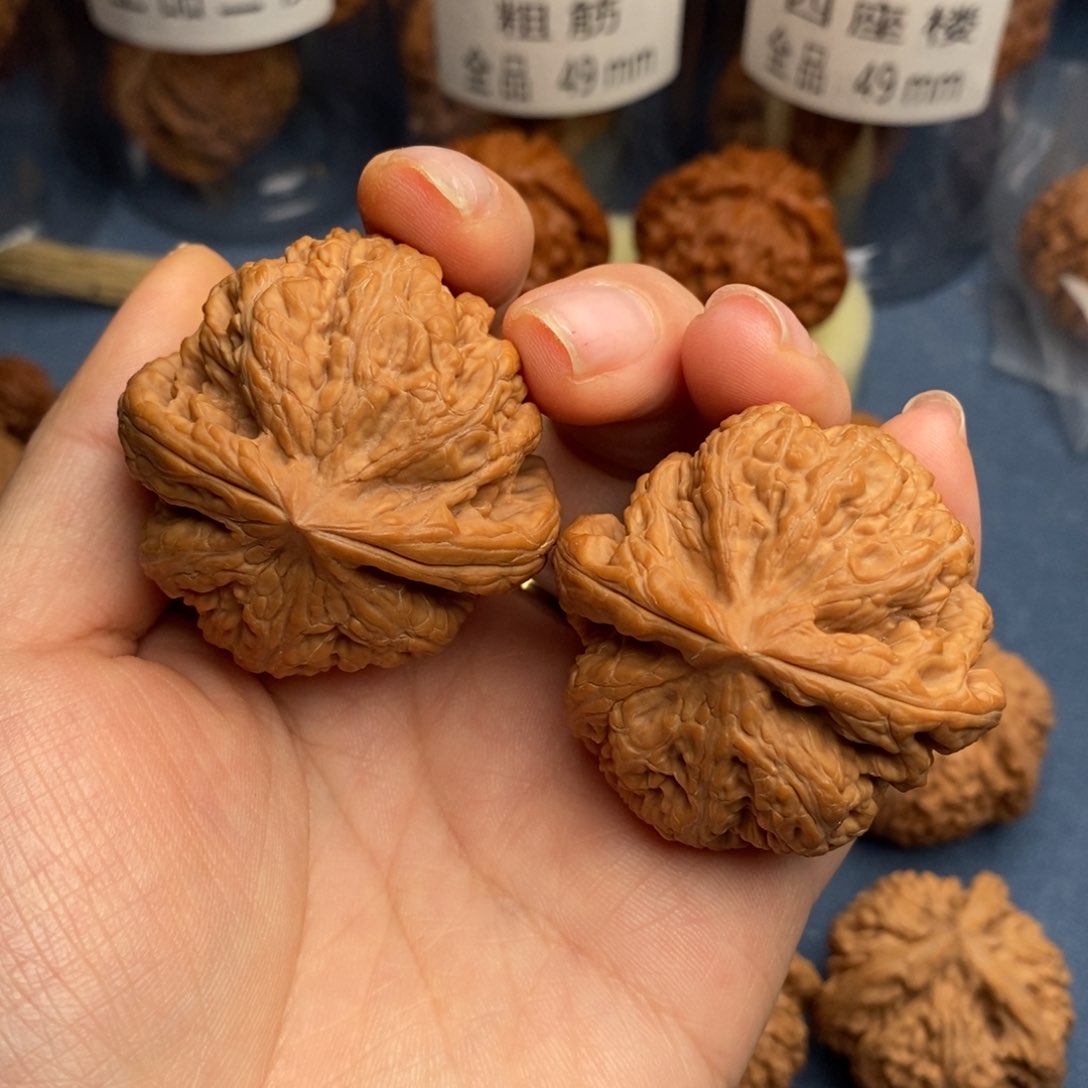 文玩核桃把件同*粗筋587