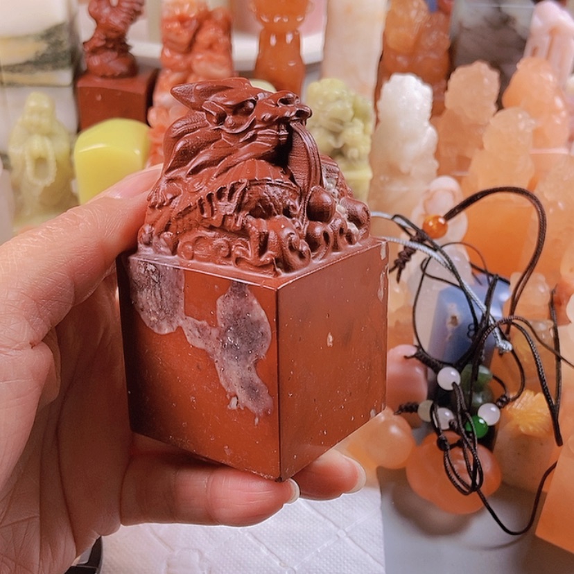 【闪购商品】萧山红青田石雕艺术品