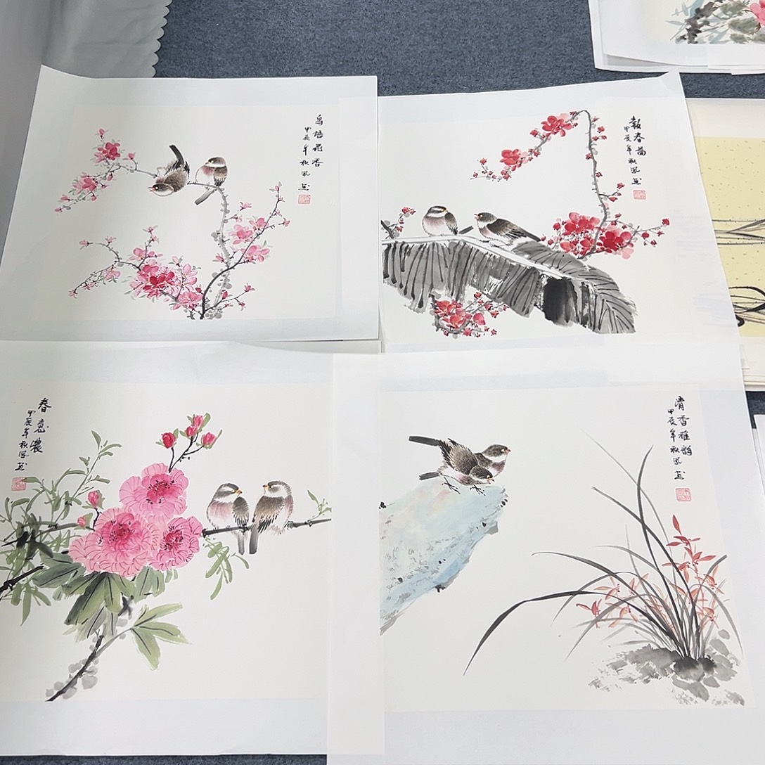 国画国画作品纯手绘作品