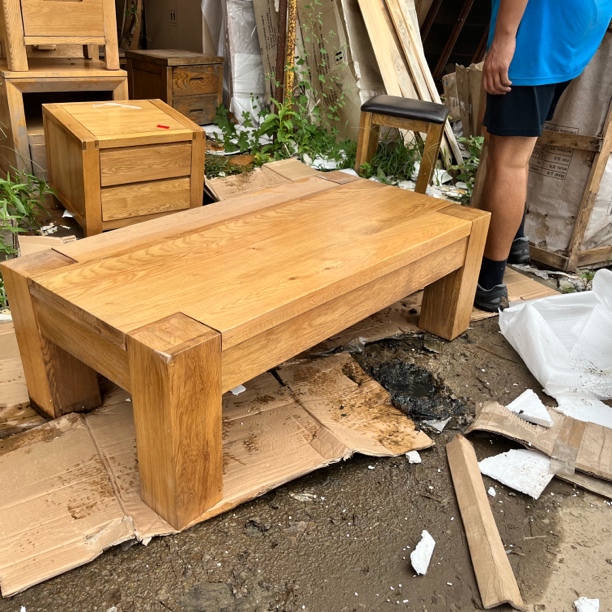 茶几白橡120×60×40瑕疵无售后孙6721