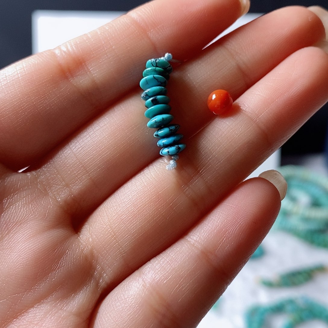 南红玛瑙颈饰未镶嵌