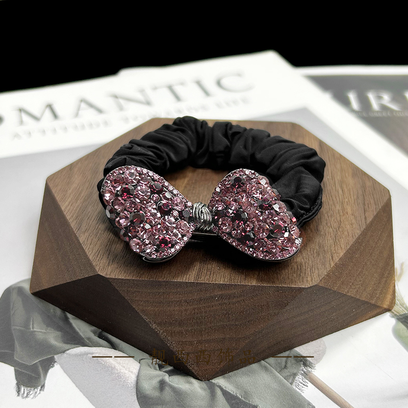 【LXX靓西西】5312 发圈轻奢时尚韩版满钻百搭高弹力面膜发圈