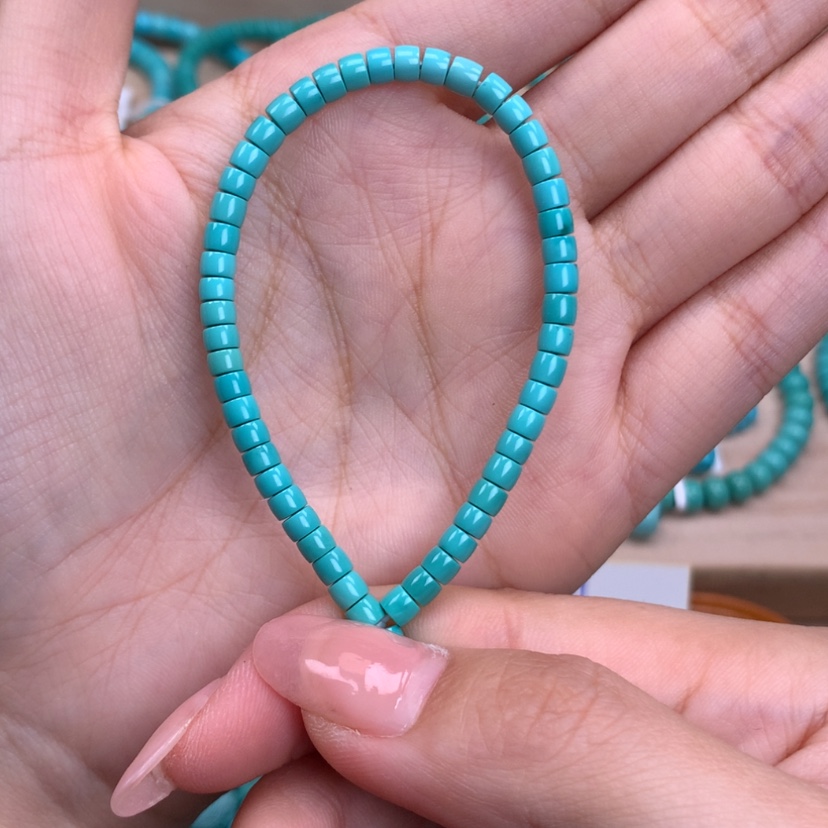 【闪购商品】绿松石直切手串4未镶嵌o**s
