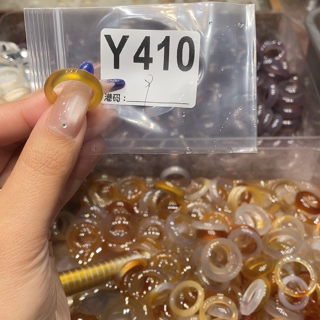 玛瑙/玉髓未镶嵌戒指410