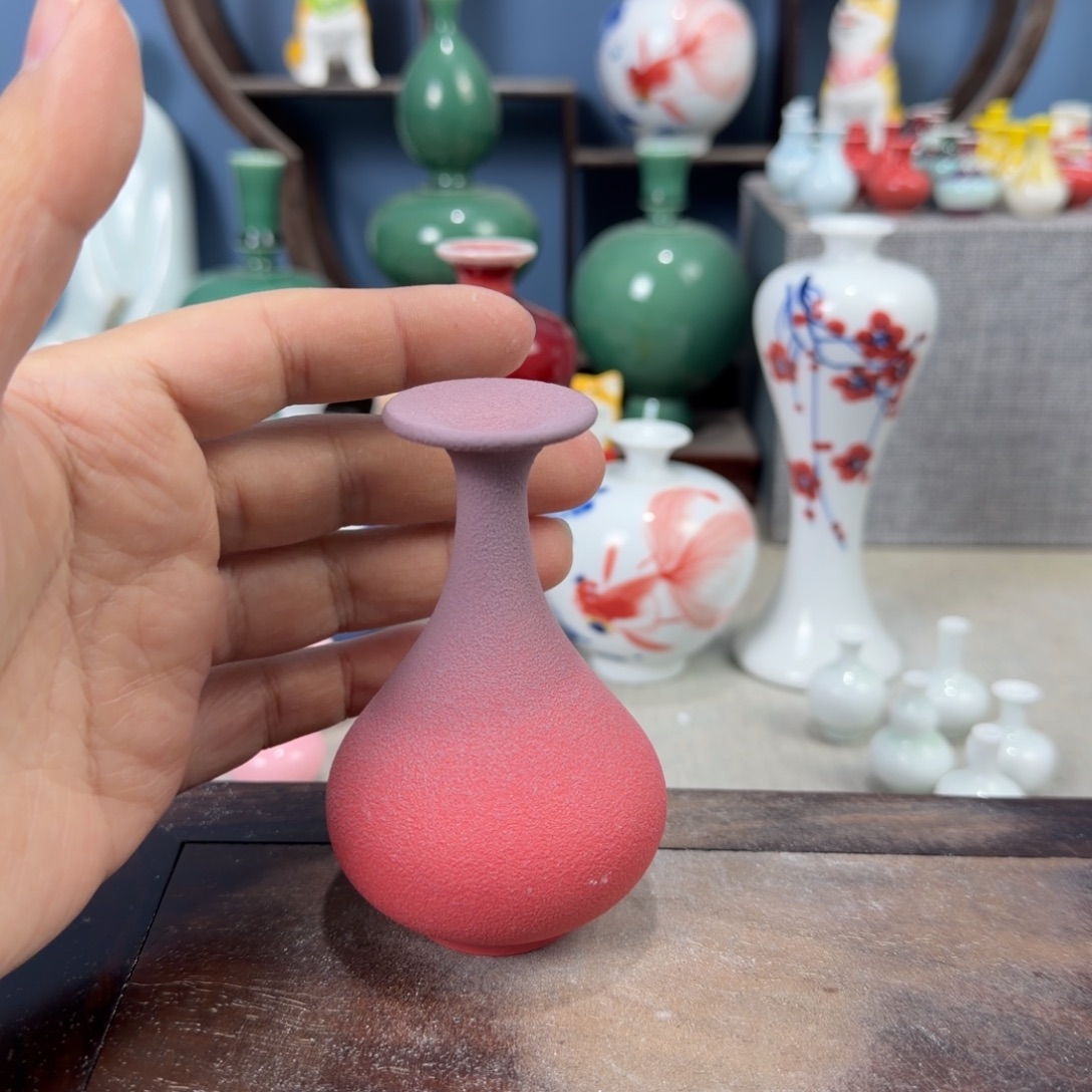 陶瓷手工小花器摆件
