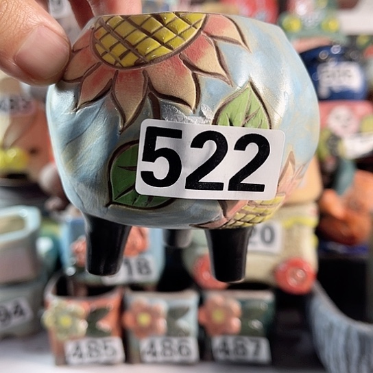 红陶多肉植物花盆