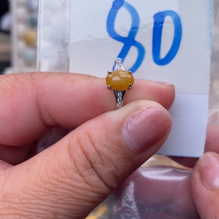 未镶嵌戒指翡翠缅甸