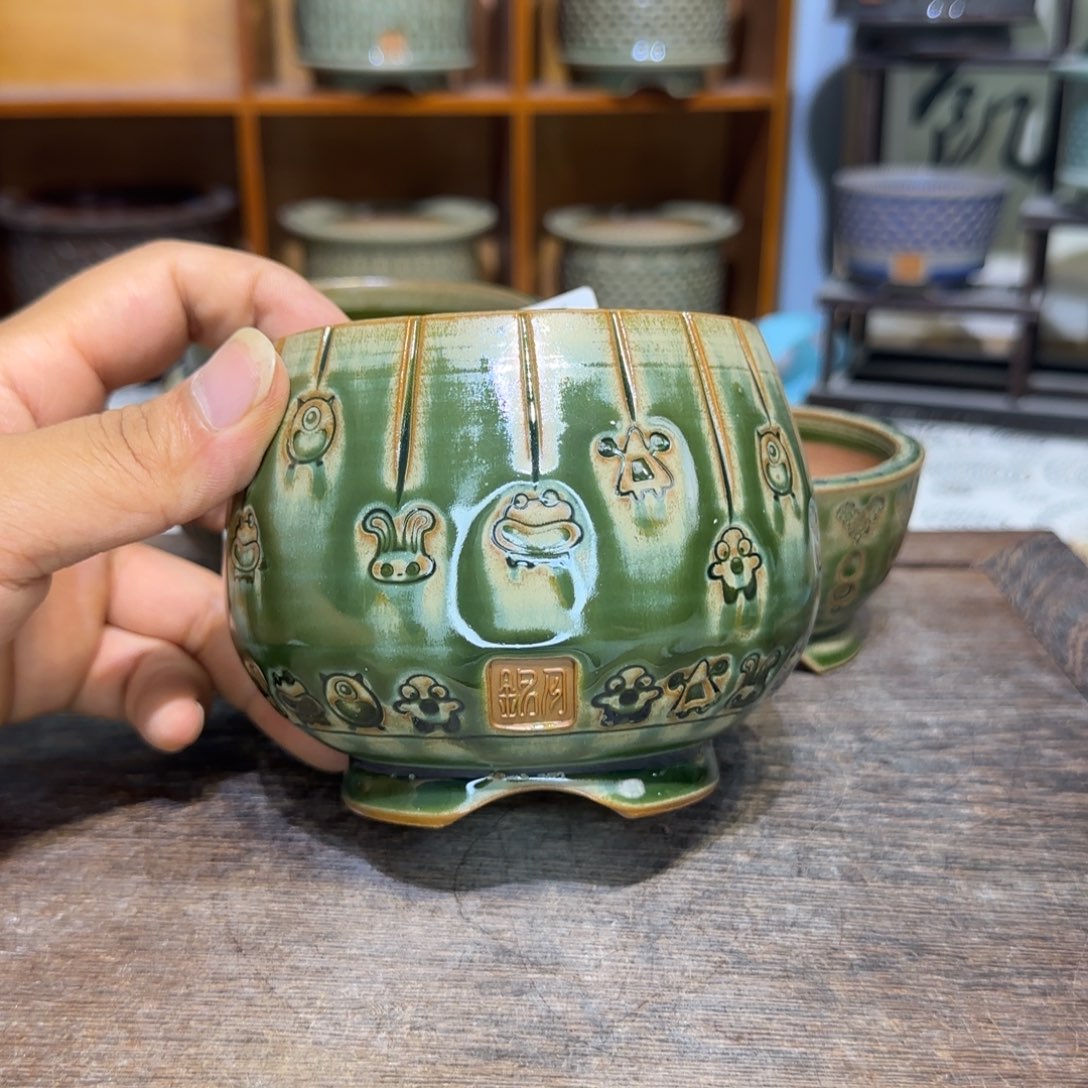 手工花盆 025 内口口径 8.5cm 