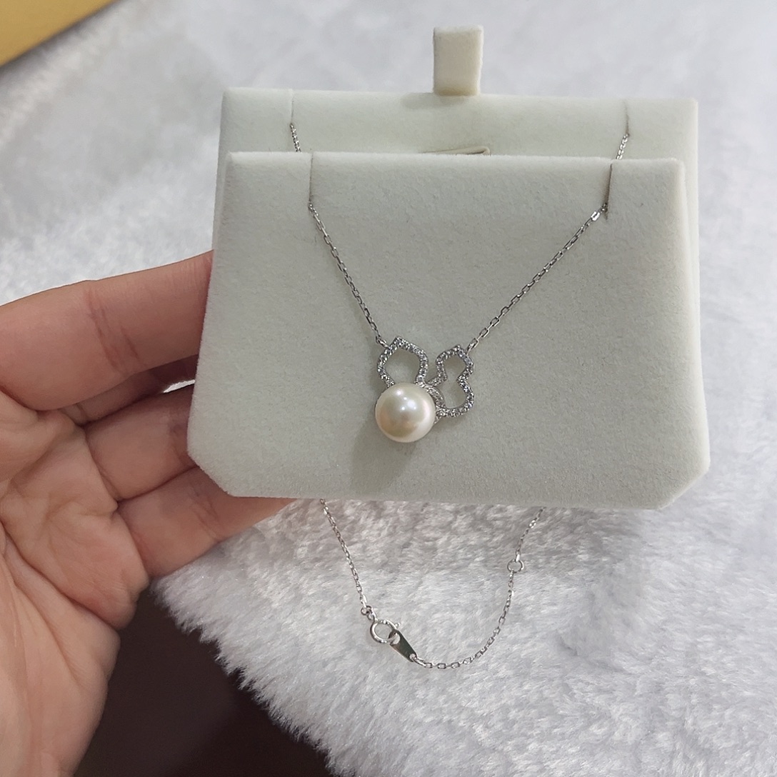 吊坠(赠链)银S925镶嵌淡水珍珠