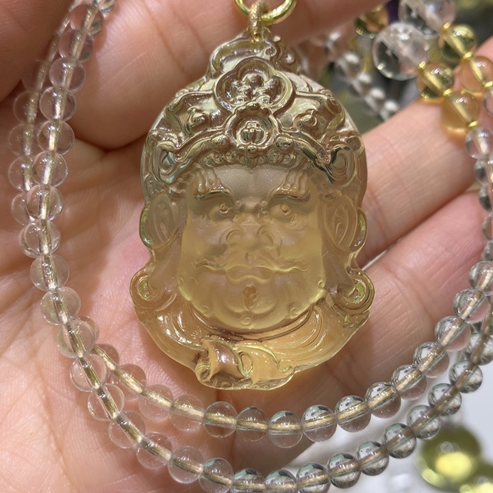 水晶颈饰未镶嵌天然