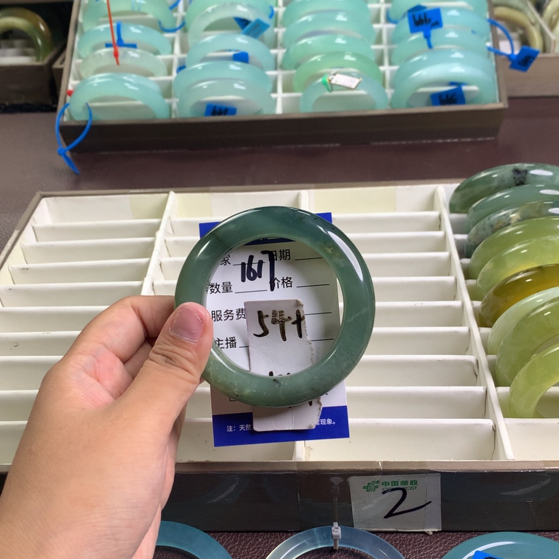 未镶嵌蛇纹石玉手镯1617