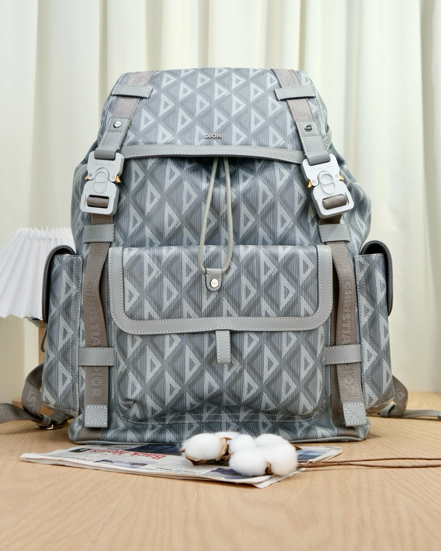 99新 DIOR/迪奥 7627 Dior菱格纹双肩包