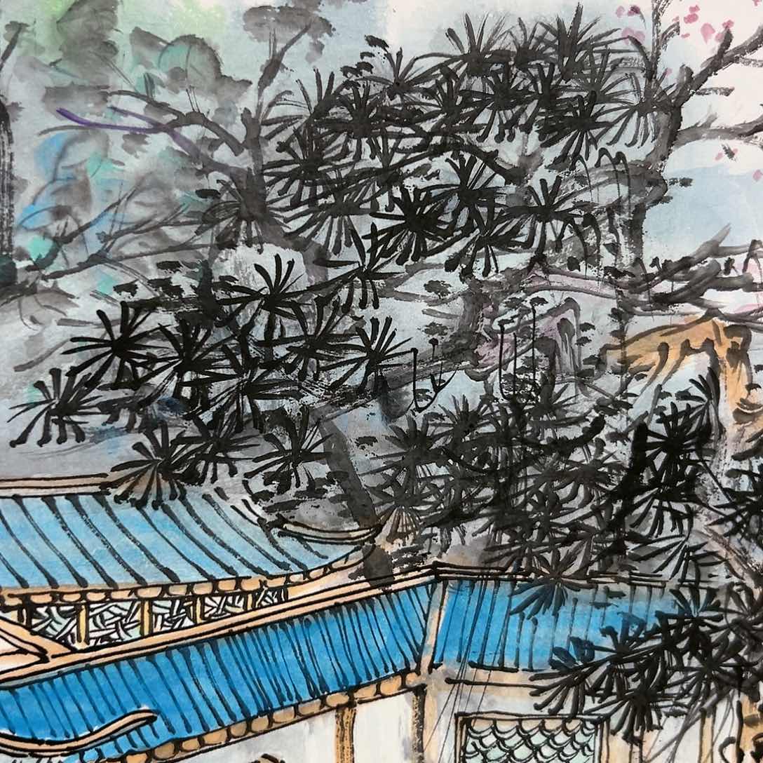国画苏珊展览原作