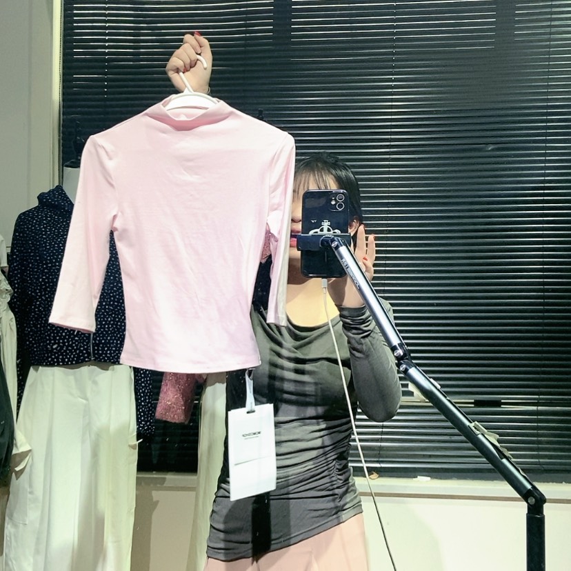 【闪购商品】粉色中袖