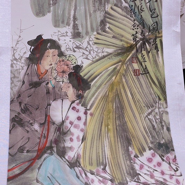 国画宋庄公选。宋庄公