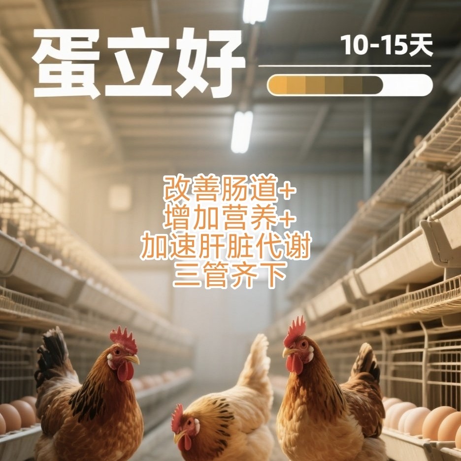 蛋立好0.1%产蛋期快改善蛋壳品质10袋10kg配料10吨每月用一周