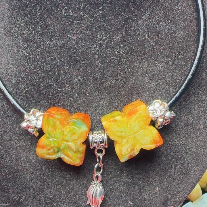 翡翠颈饰未镶嵌天然A货69