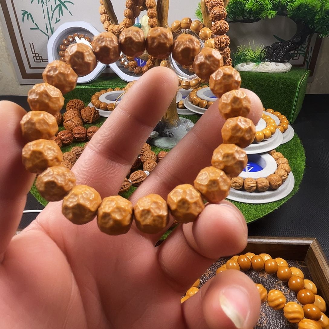 猴头核桃手串精品猴头雕刻无相手串