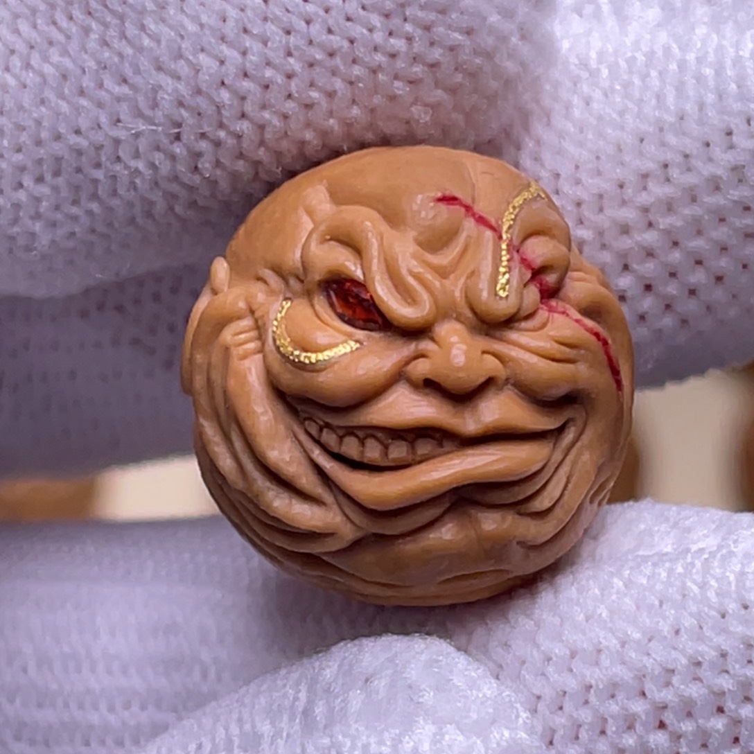 猴头核桃吊坠拽爷刀疤17+