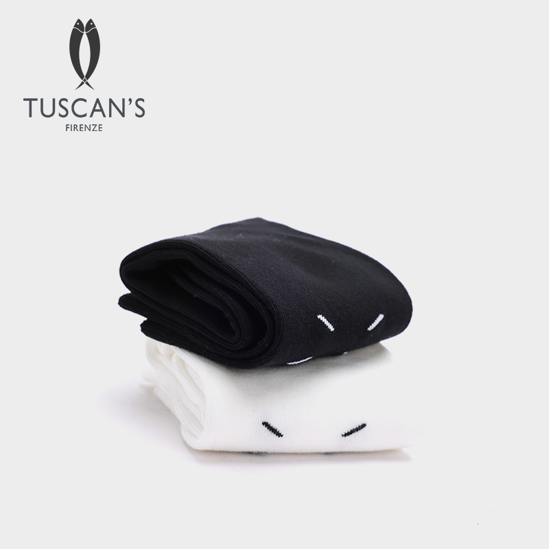 TUSCAN'S CREATIONS厚款冬季透气吸汗中筒袜运休闲百搭女士袜子