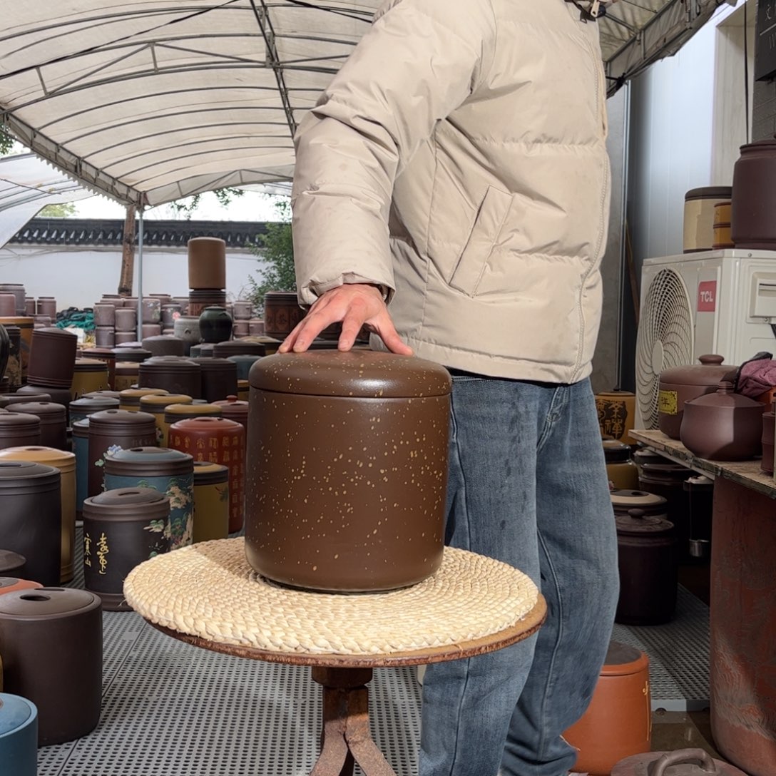 紫砂茶叶罐8 饼茶叶罐