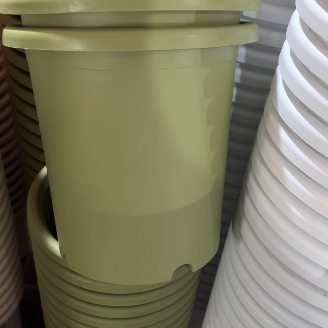 树脂四季盆7#带拖果绿微瑕6