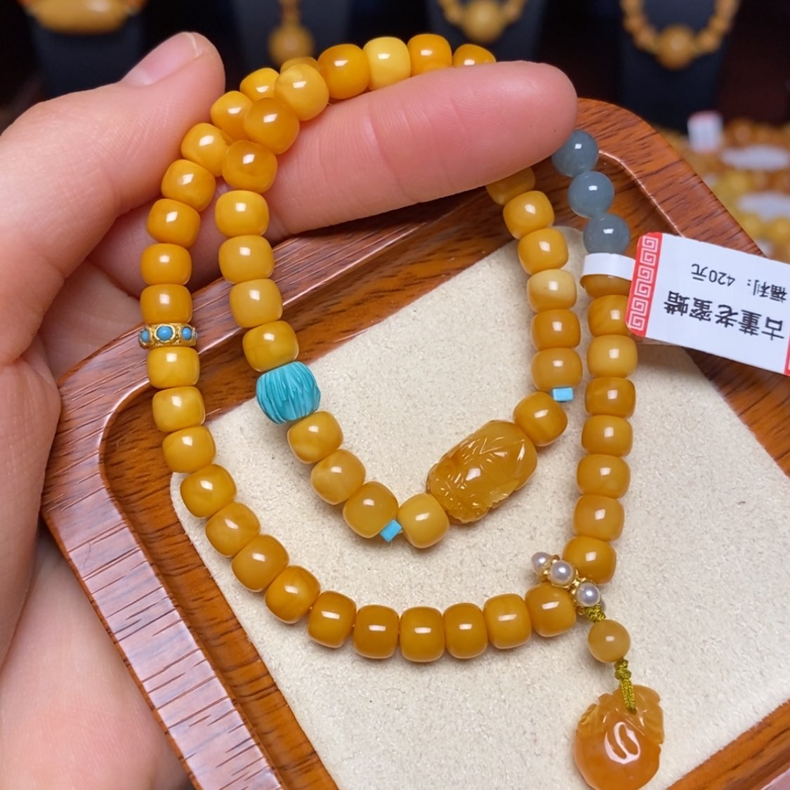 【闪购商品】未镶嵌蜜蜡手链手串