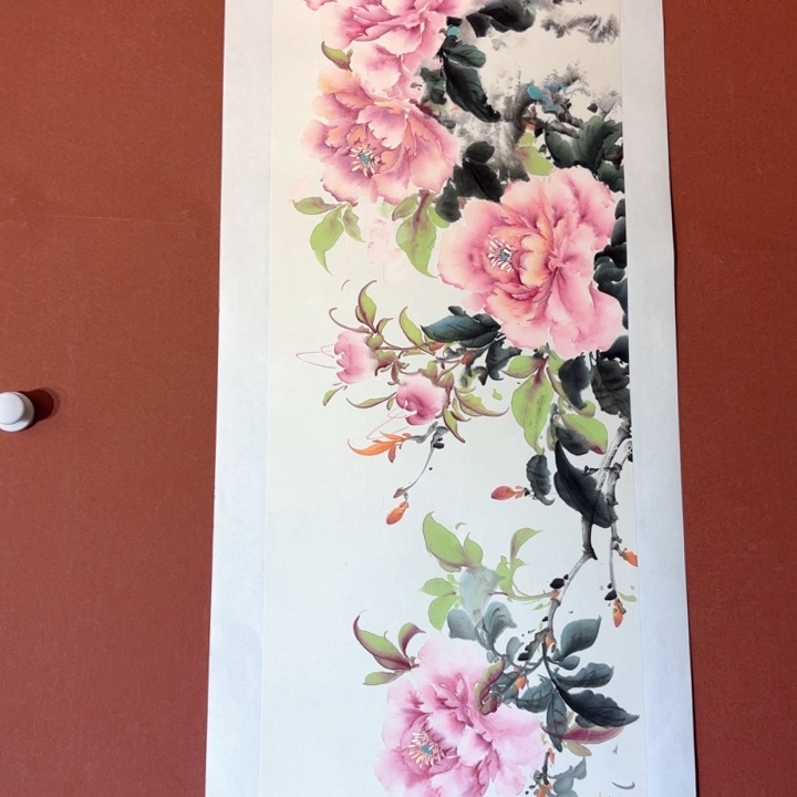 国画听兰老师花鸟