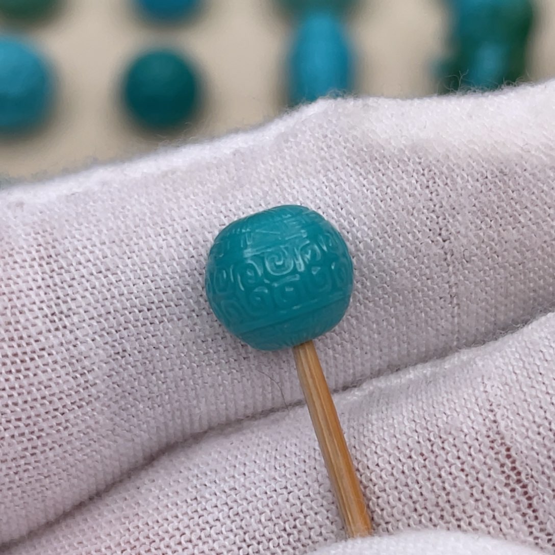 绿松石挂件未镶嵌8.8mm