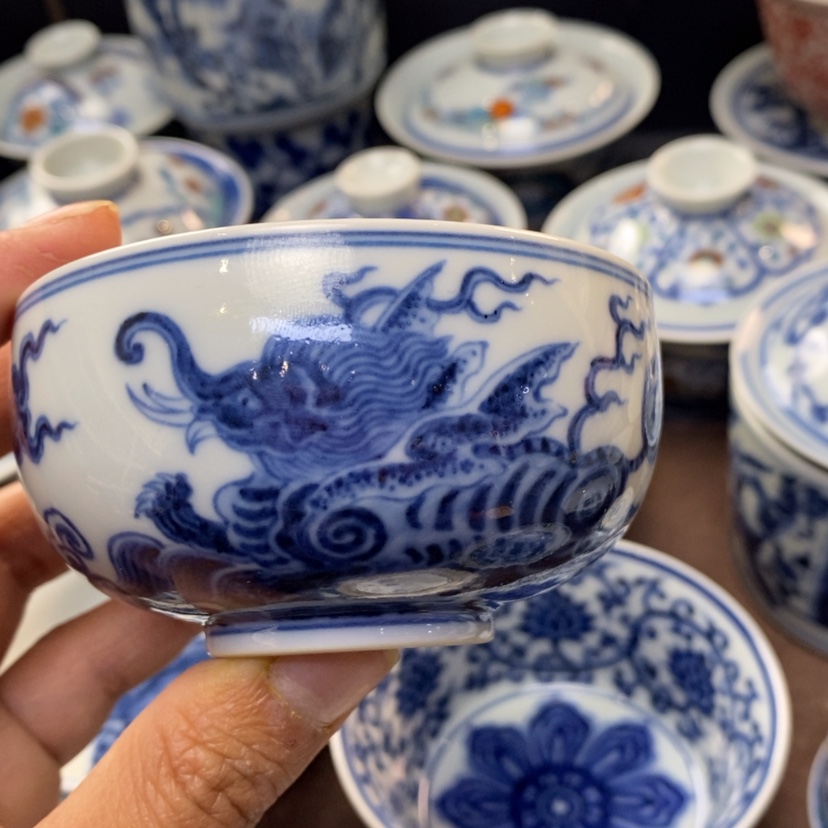 【闪购商品】景德镇青花主人杯