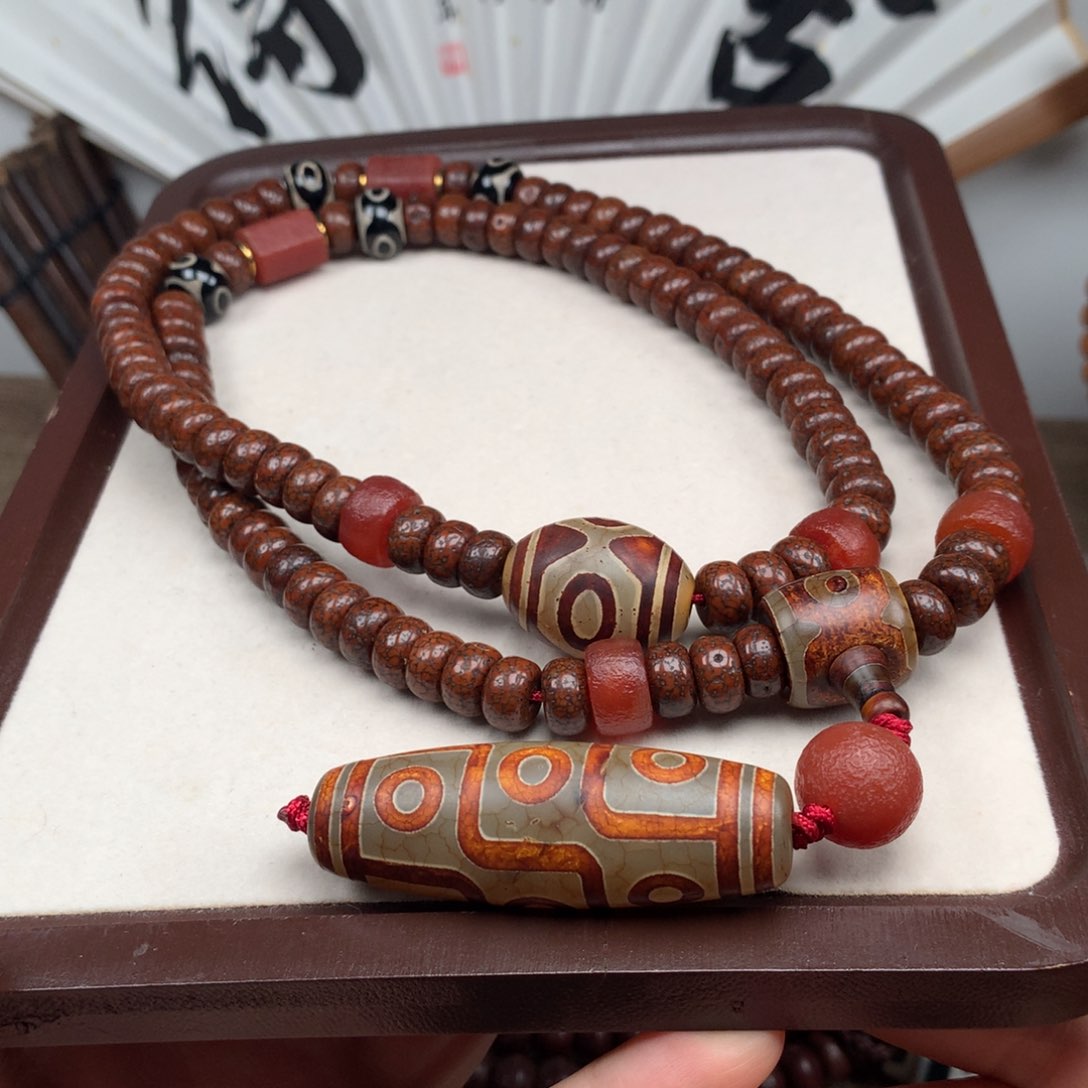 菩提吊坠未镶嵌时***?星月菩提