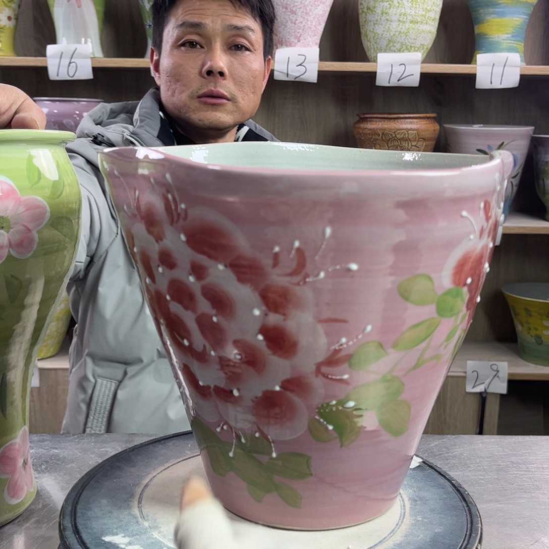 景德镇陶瓷花盆花盆