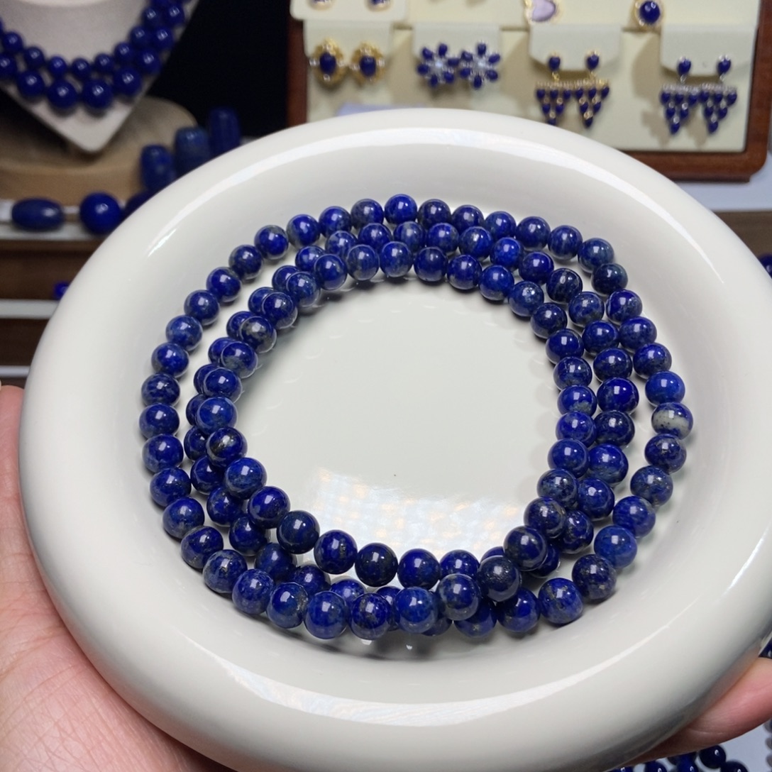 青金石未镶嵌7mm+108佛珠