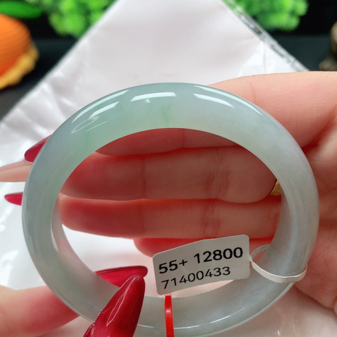 翡翠手镯未镶嵌55 56 55 56