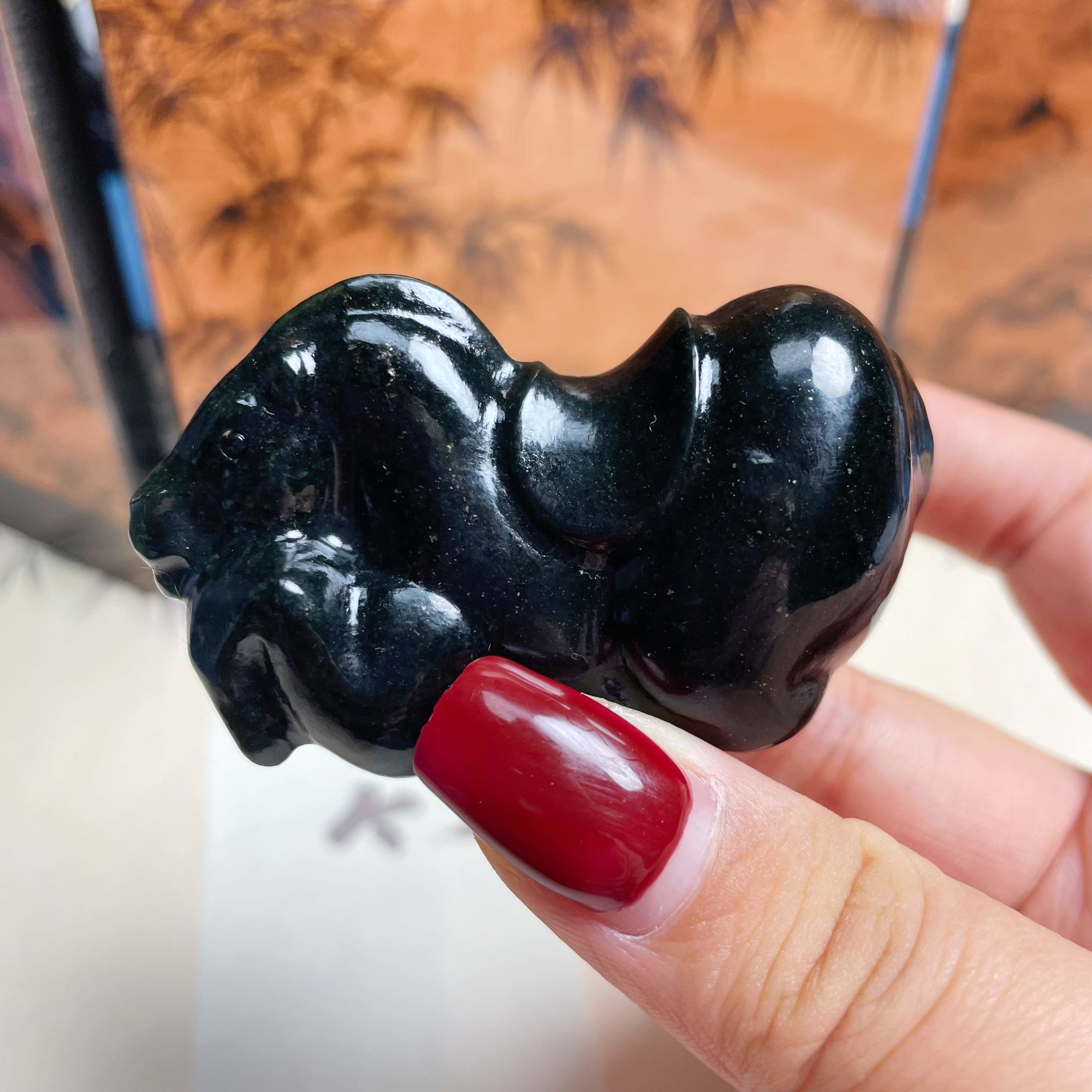 天然和田玉马到成功雕刻把件男女同款精致雕刻把件送朋友男士礼物