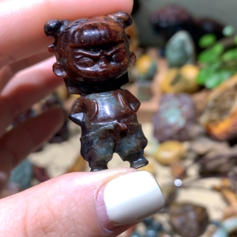 岫岩河磨玉（透闪石质玉）挂件未镶嵌微****