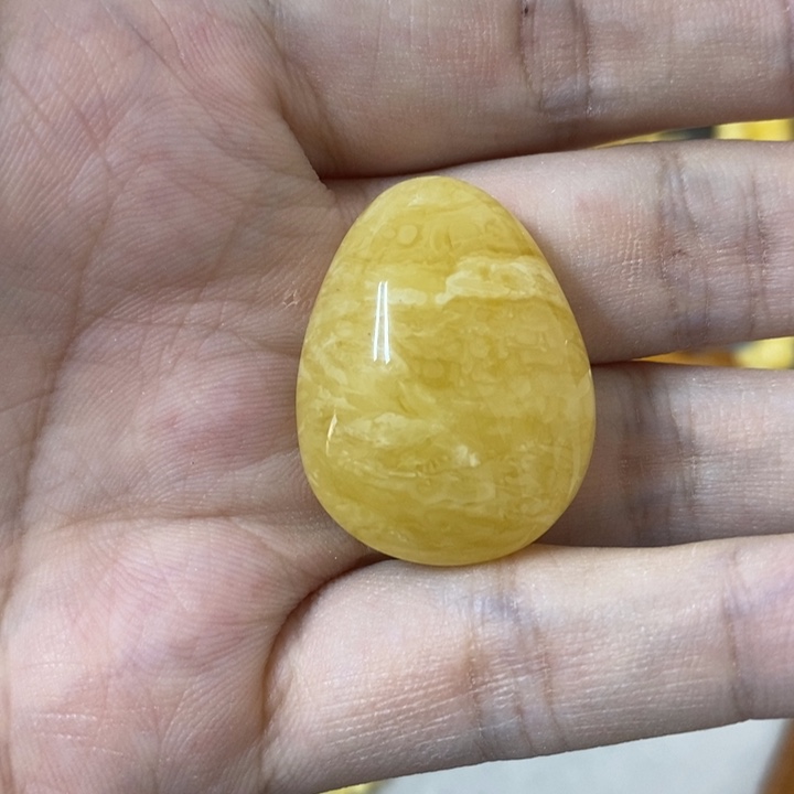 未镶嵌蜜蜡裸石吊坠
