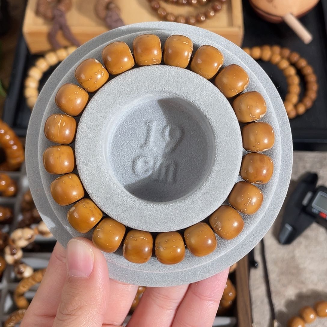 紫金鼠手串12+黄油桶珠