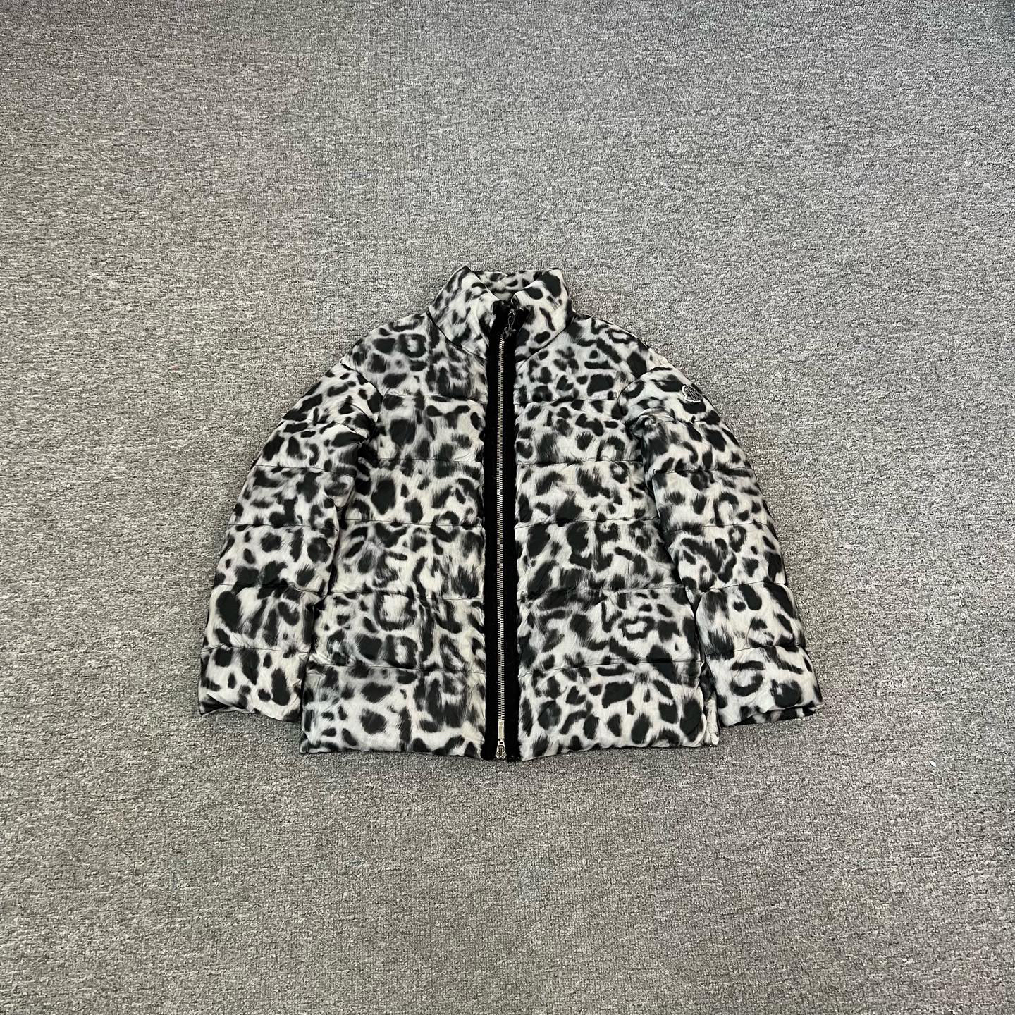 99新 AMIPARIS Moncler 蒙口 豹纹 羽绒服 99新 0码