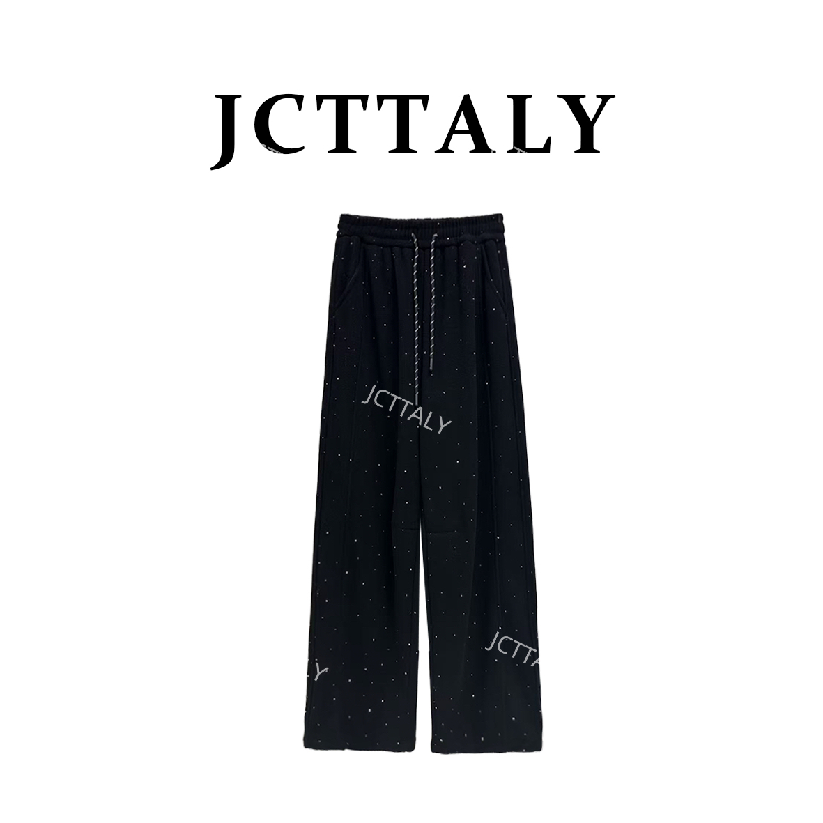 【宠粉价】设计师高定四季阔腿潮流弹宽松显瘦直筒裤NH-Q0305