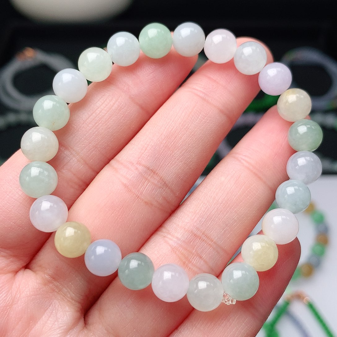 翡翠手链未镶嵌翡翠